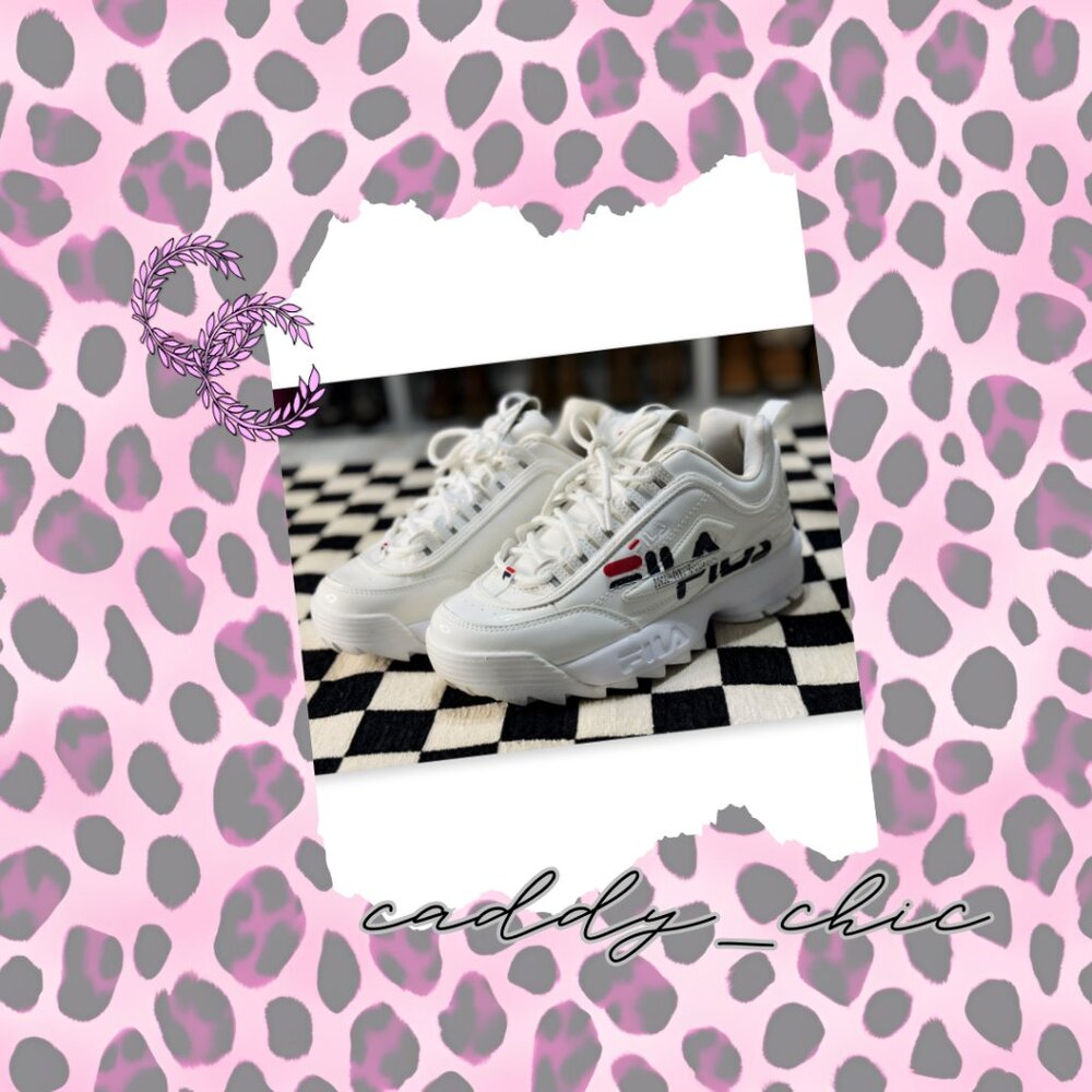 Fila Disruptor Big Kids Size 6.5 EU 39 Approx Women's 8.5